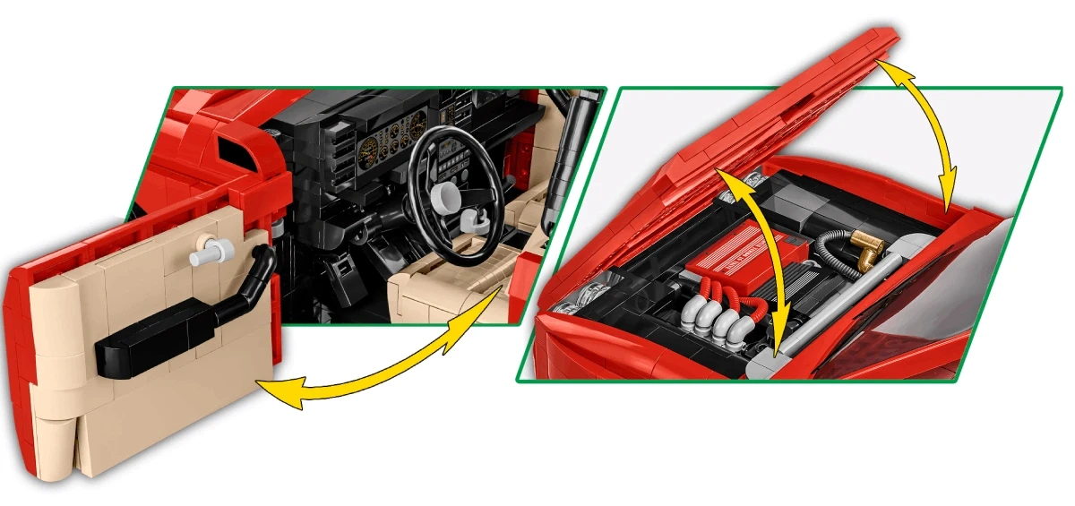 Maquette En Briques COBI Lancia Delta HF Integrale - Modèle 24357, à Construire - Neuf